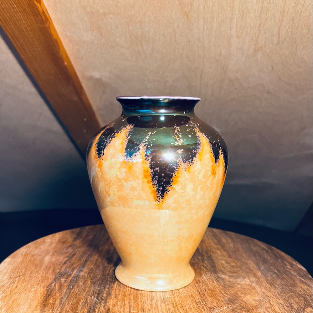 Vintage Pre-1940s Noritake Porcelain China Lusterware Vase